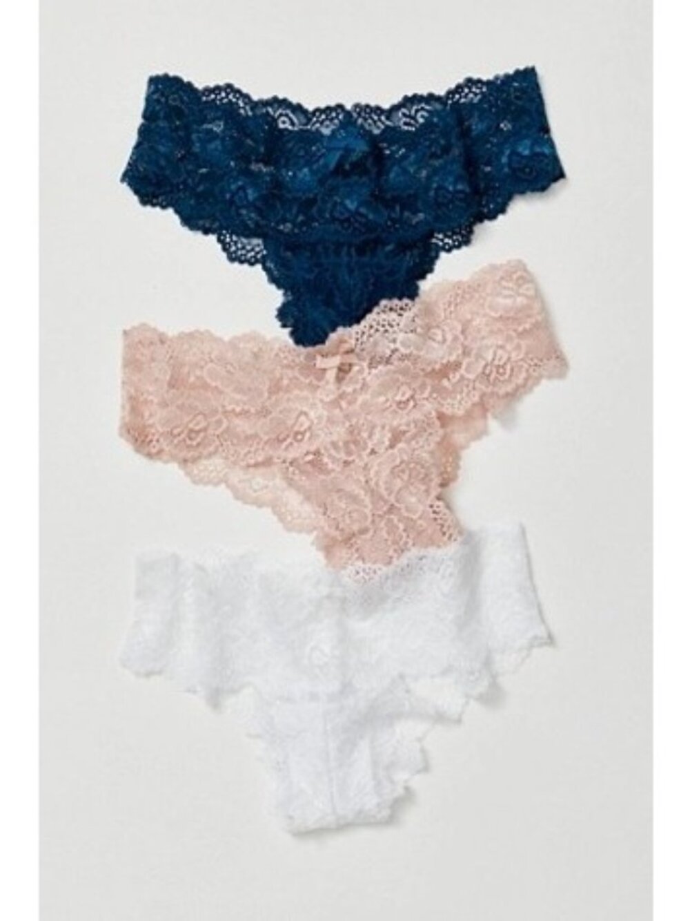 Free People Goddess Chikini 3-Pack Lace Panties